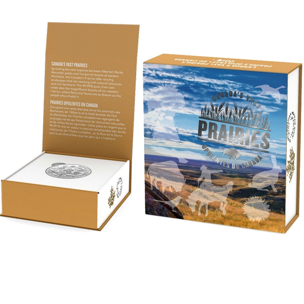 2016 Canada $200 for $200 Vast Prairies 2 oz. Fine Silver (No Tax)