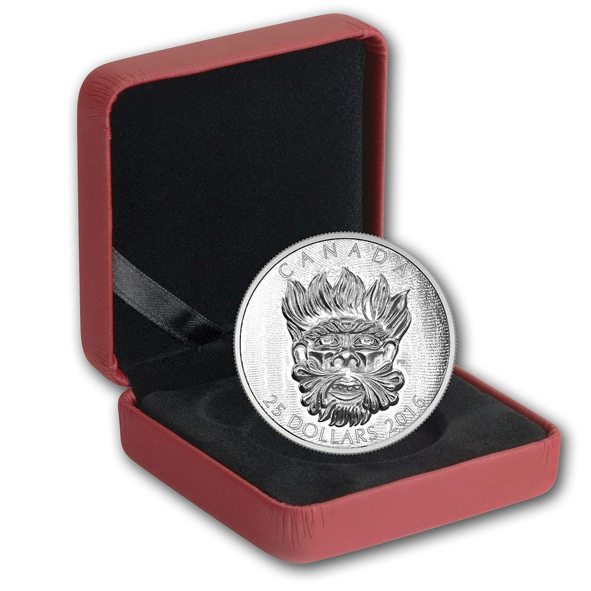 2016 Canada $25 Sculptural Art - Grotesque Wild Green Man (TAX Exempt)