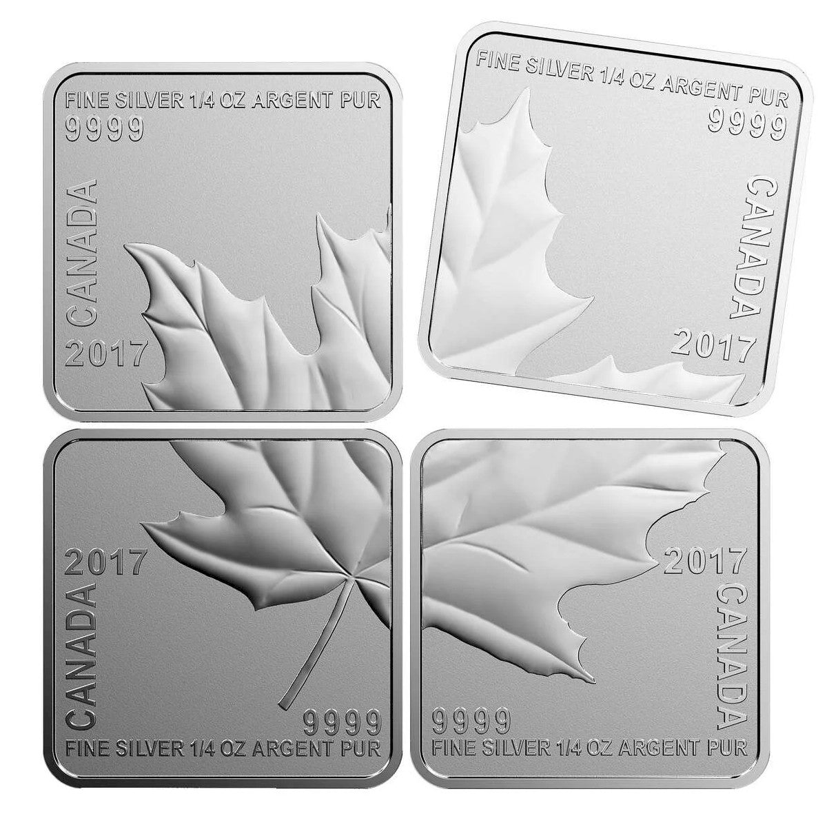 2017 Canada $3 Maple Leaf Quartet Fine Silver (No Tax)