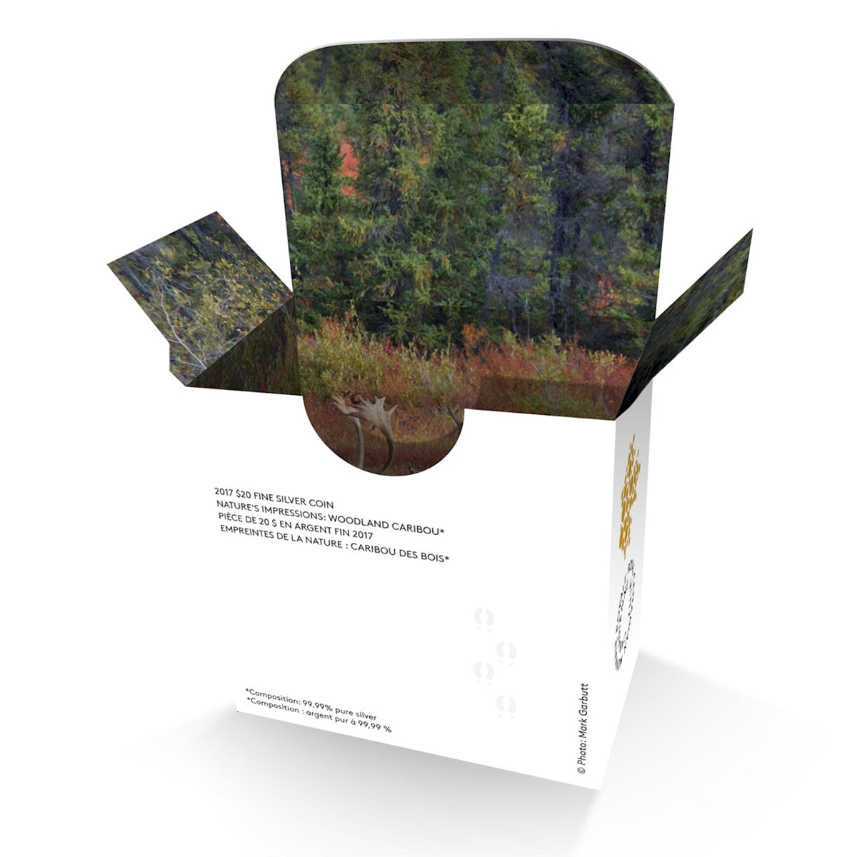 2017 Canada $20 Nature's Impressions - Woodland Caribou (No Tax)