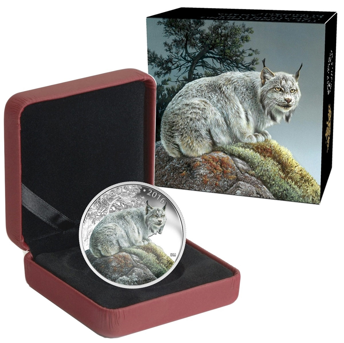 2016 Canada $20 Majestic Animals - Commanding Canadian Lynx (No Tax)