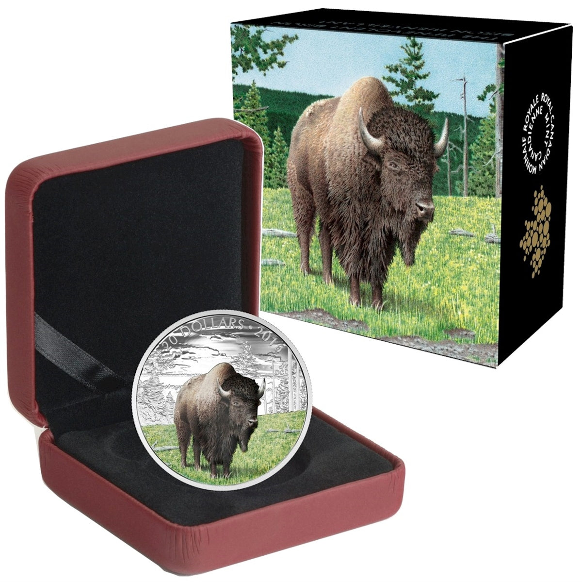 2016 Canada $20 Majestic Animals - The Benevolent Bison (No Tax)