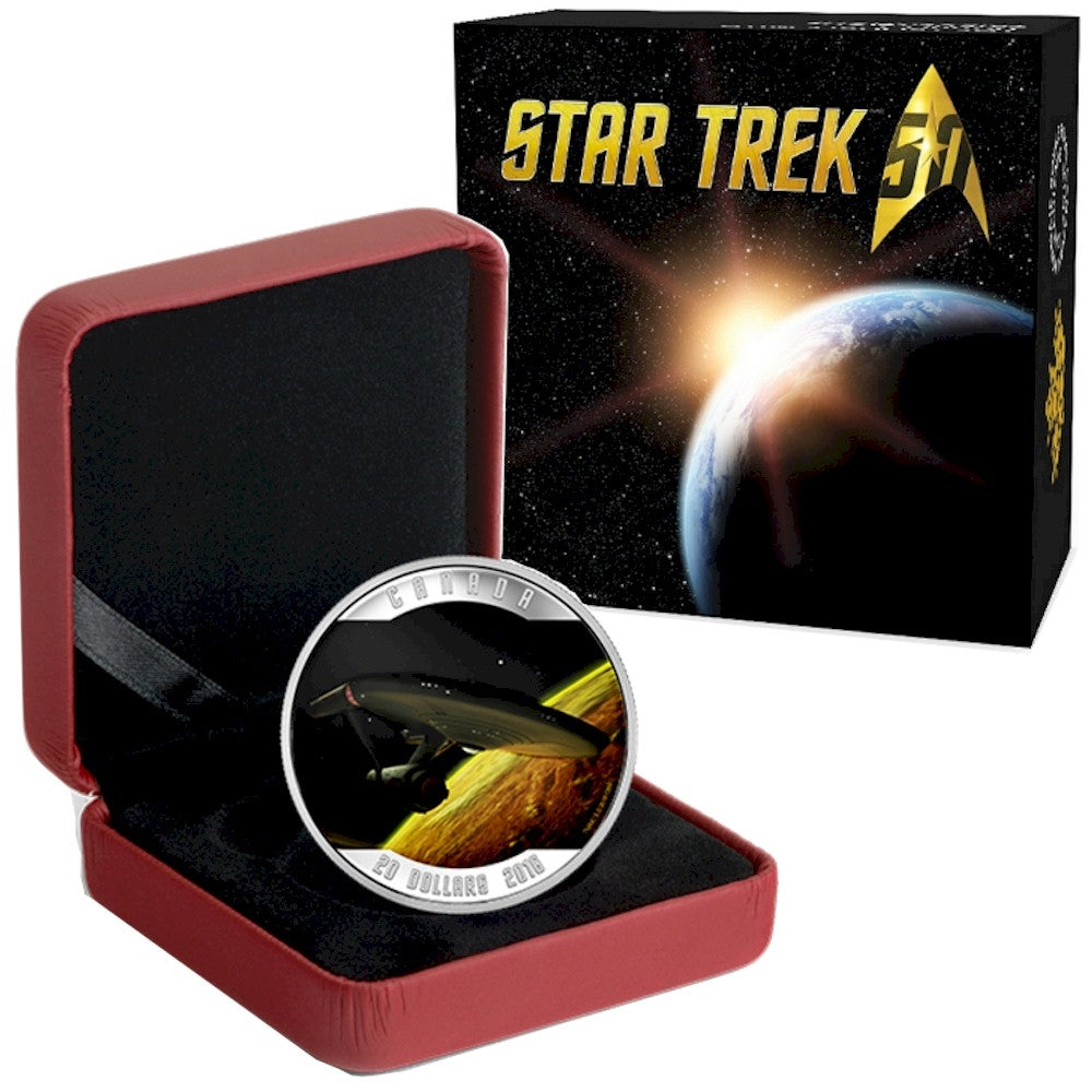 2016 Canada $20 Star Trek Enterprise Fine Silver (No Tax)