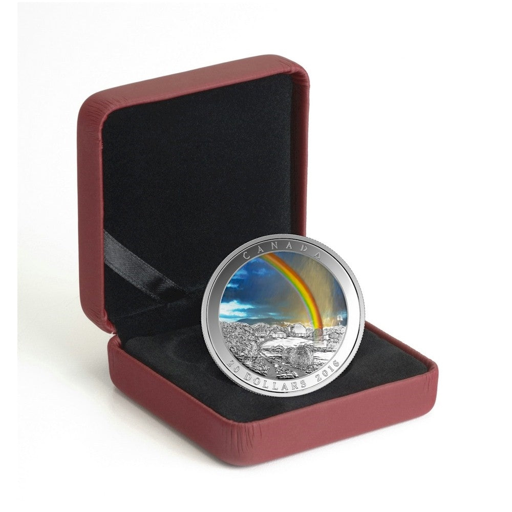 2016 Canada $20 Weather Phenomenon - Radiant Rainbow Silver (No Tax)