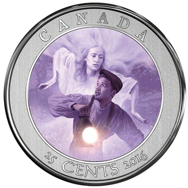 2016 Canada 25-cent Haunted Canada: Bell Island Coin