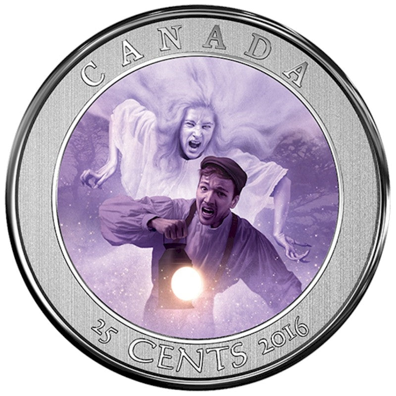 2016 Canada 25-cent Haunted Canada: Bell Island Coin