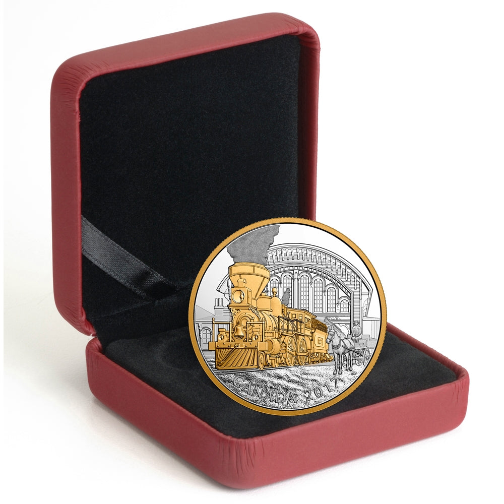 2017 $20 Locomotives Across Canada - The 4-4-0 Fine Silver (No Tax)