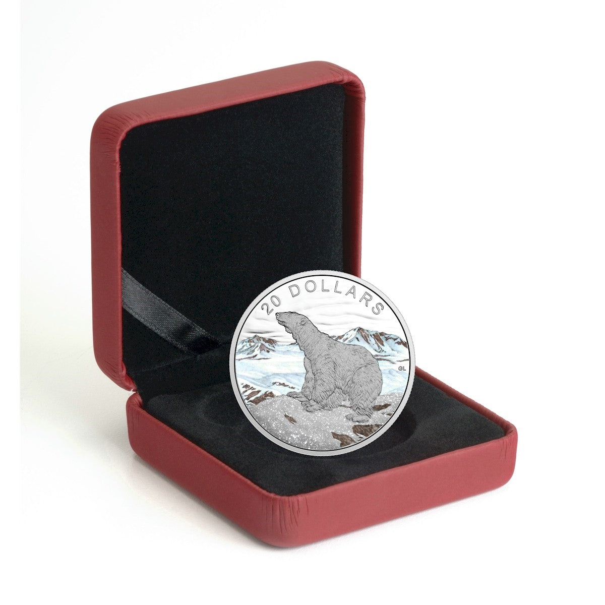 2017 Canada $20 Glistening North - Polar Bear Fine Silver (No Tax)