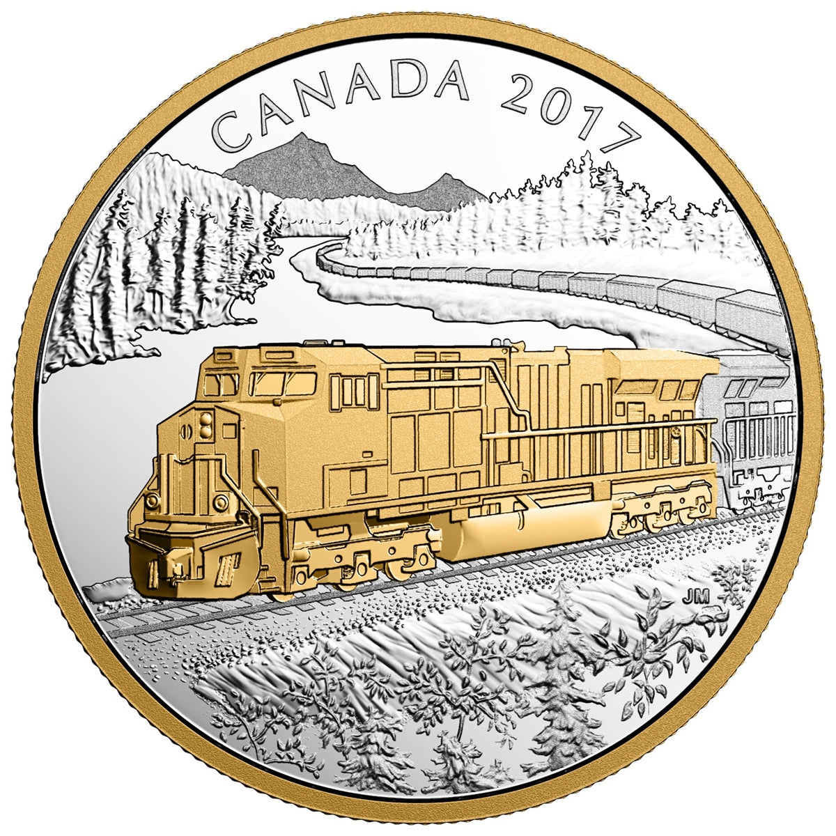 2017 $20 Locomotives Across Canada 3-Coin Set in Deluxe Tin (No Tax)
