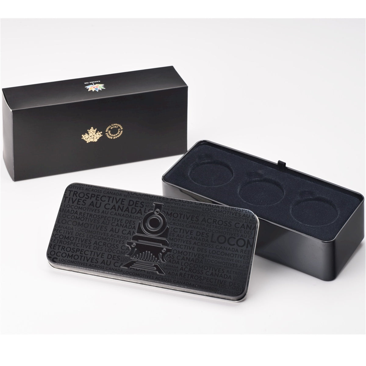 2017 $20 Locomotives Across Canada 3-Coin Set in Deluxe Tin (No Tax)