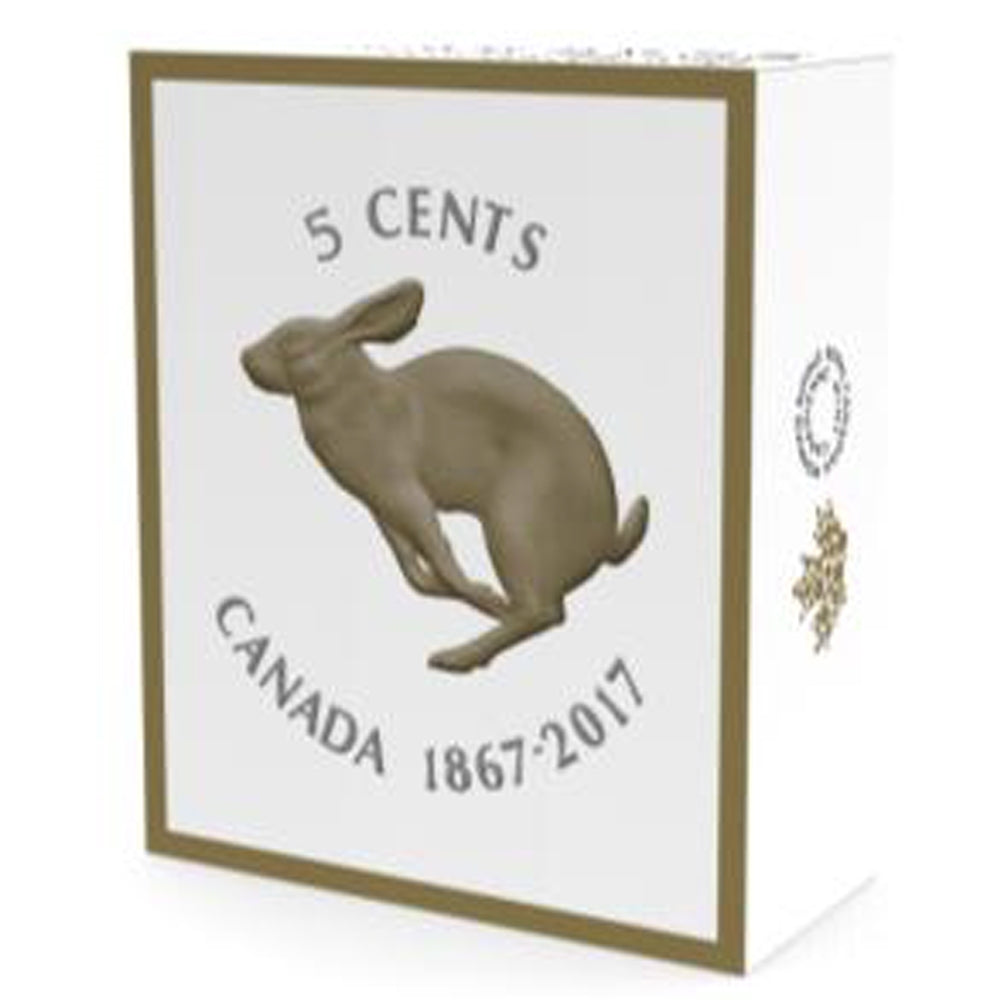 2017 Canada 5-cent Big Coin - Alex Colville Designs 5oz. Fine Silver (No Tax)