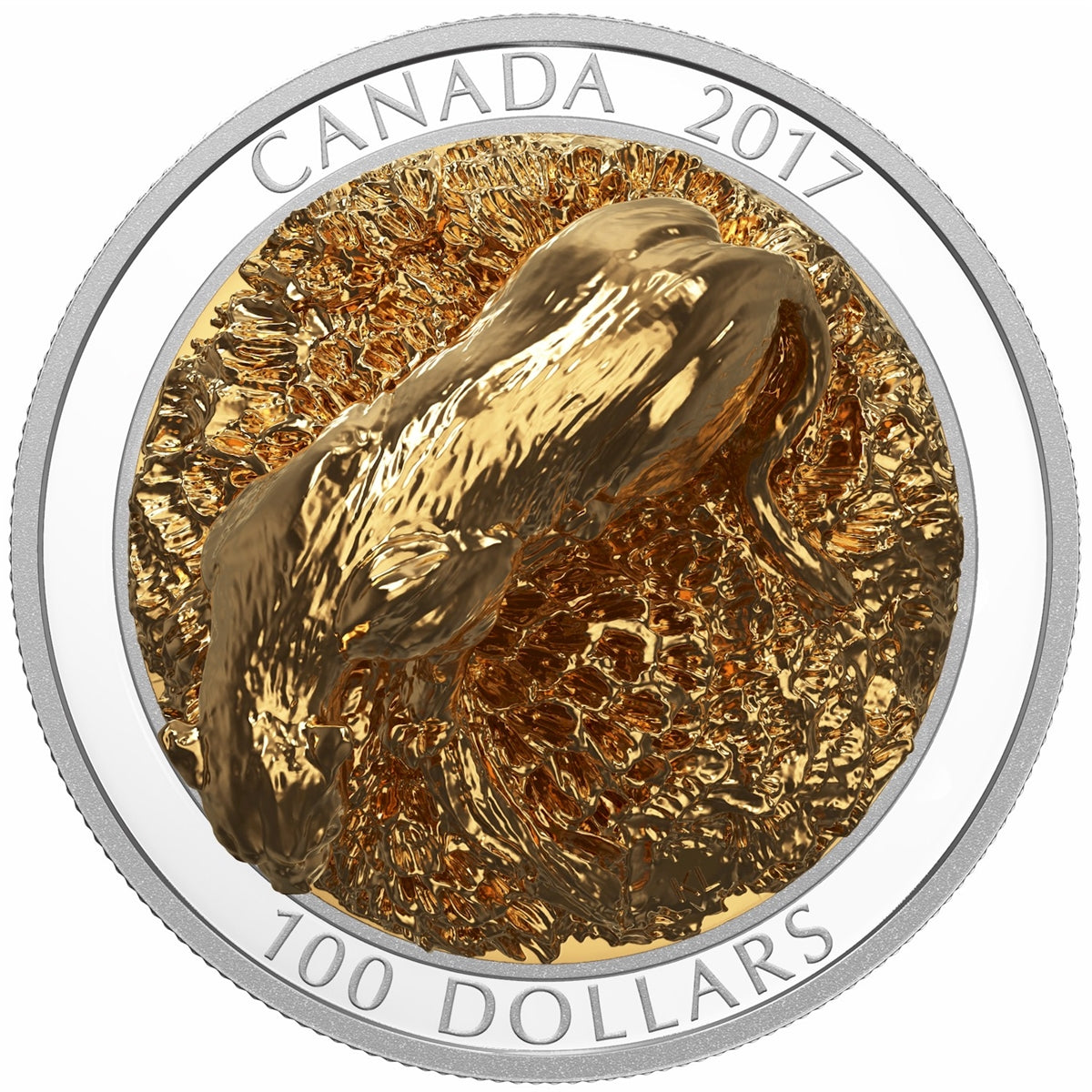 2017 $100 Sculpture of Majestic Canadian Animals - Cougar Silver (No Tax)