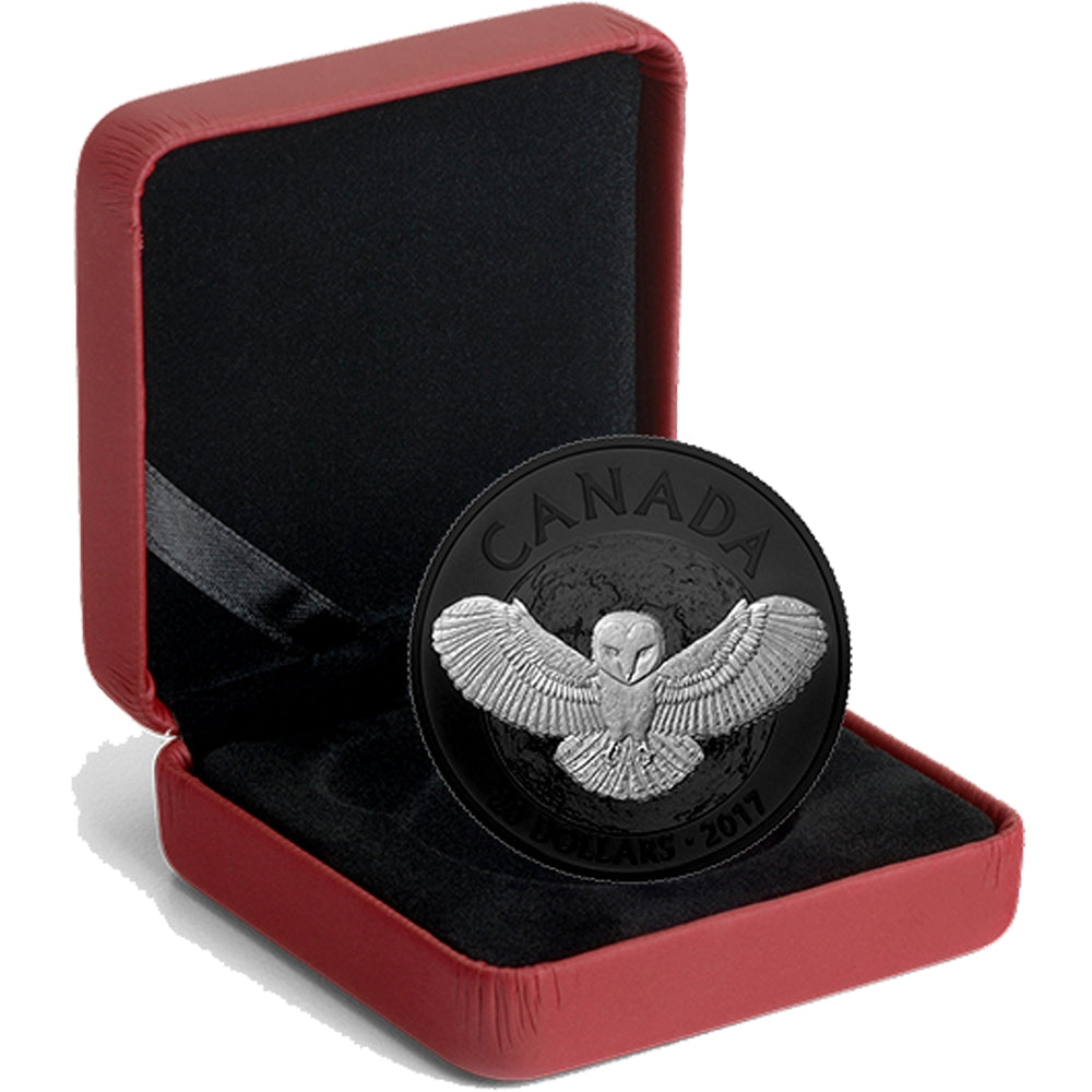 2017 Canada $20 Nocturnal By Nature - The Barn Owl Fine Silver (No Tax)