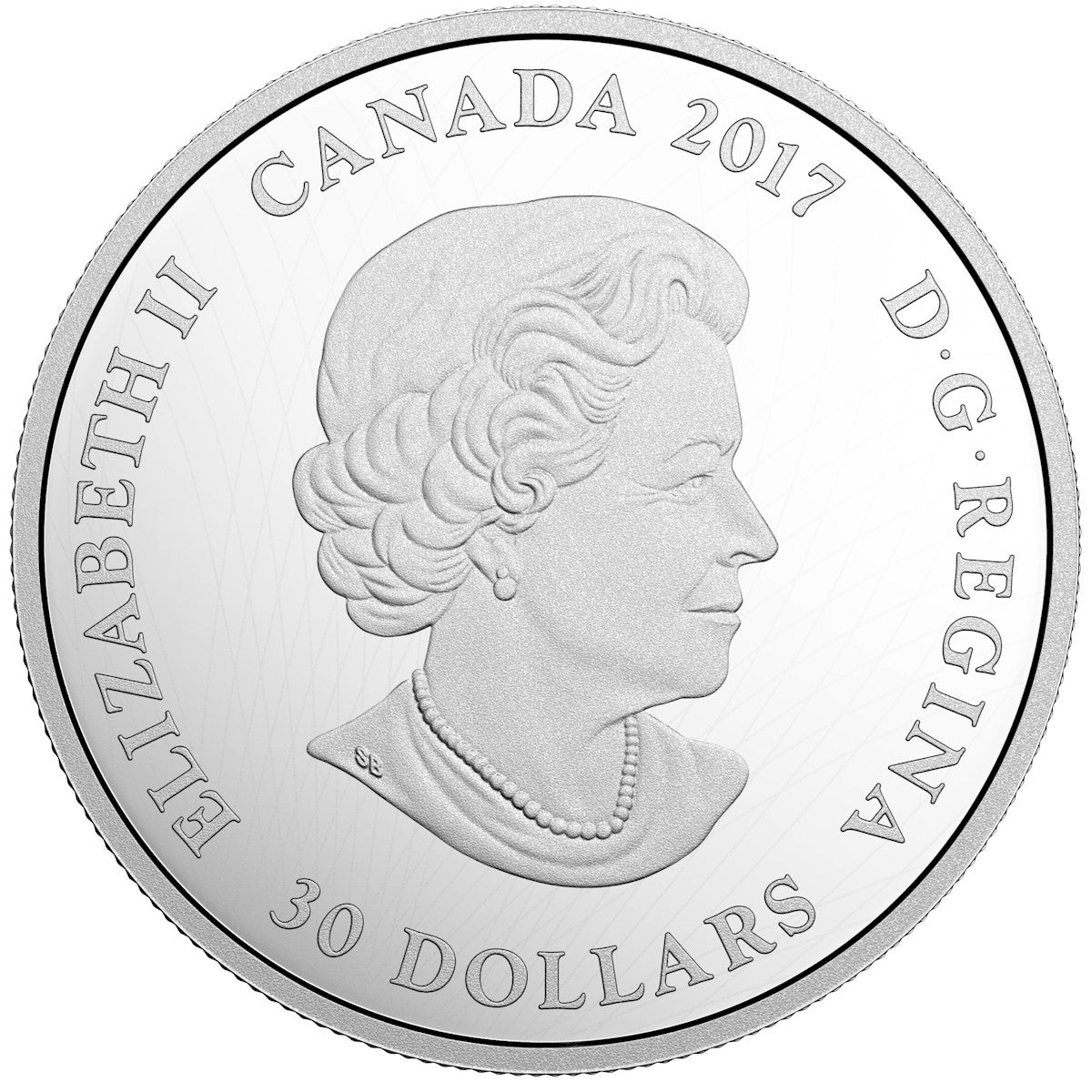2017 Canada $30 Animals in the Moonlight - Cougar Silver (No Tax)