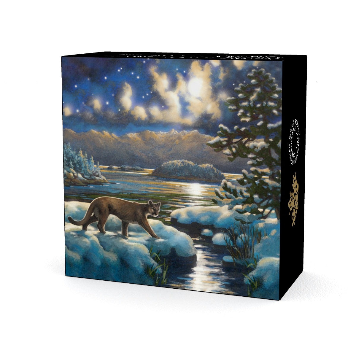 2017 Canada $30 Animals in the Moonlight - Cougar Silver (No Tax)