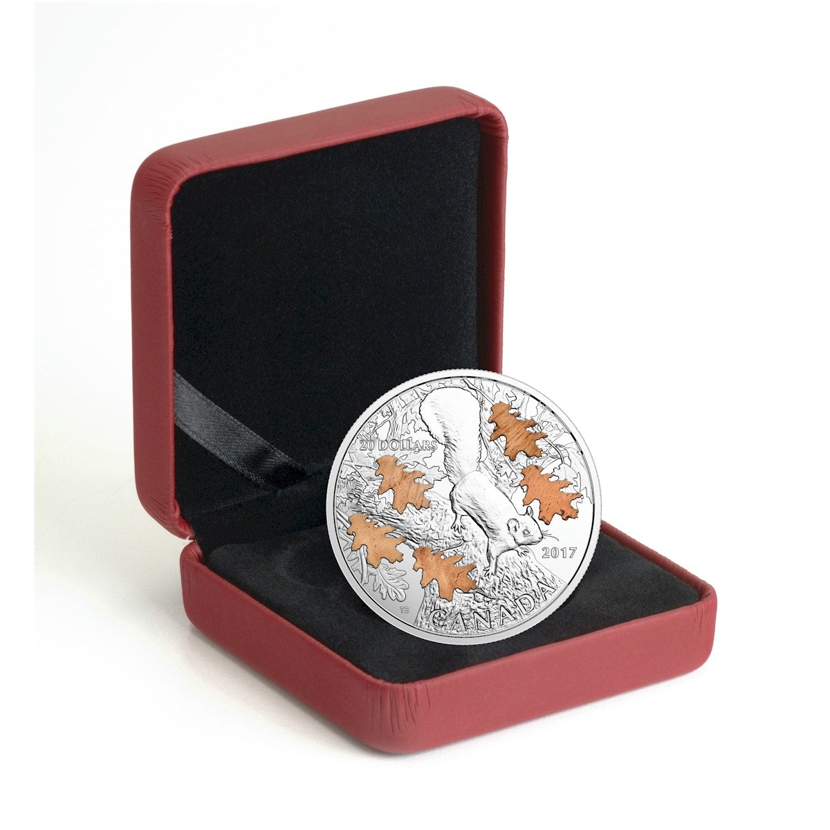 2017 Canada $20 Nutty Squirrel & The Mighty Oak Fine Silver Coin