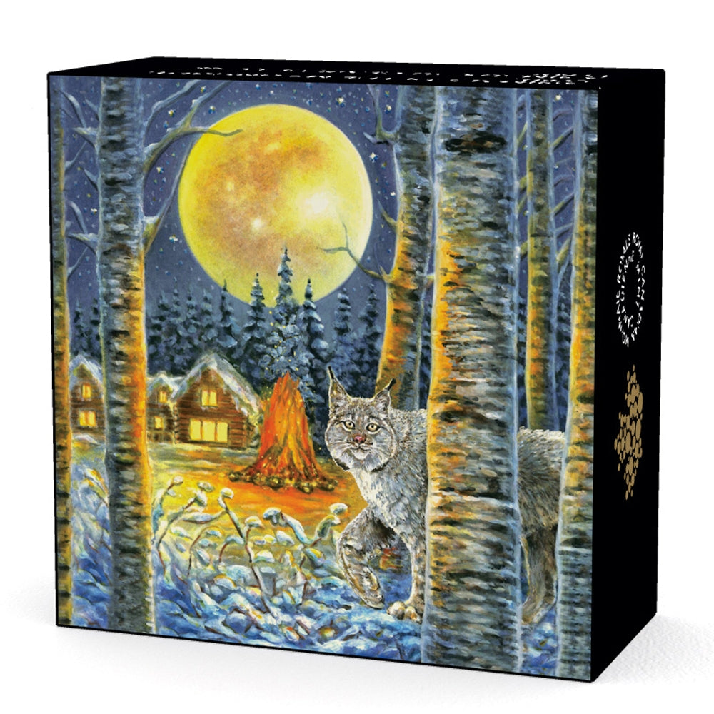 2017 Canada $30 Animals in the Moonlight - Lynx Fine Silver (No Tax)