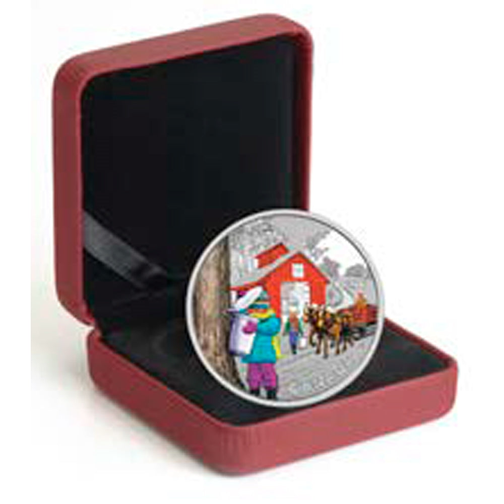 2017 $10 Iconic Canada - The Sugar Shack Fine Silver (No Tax)