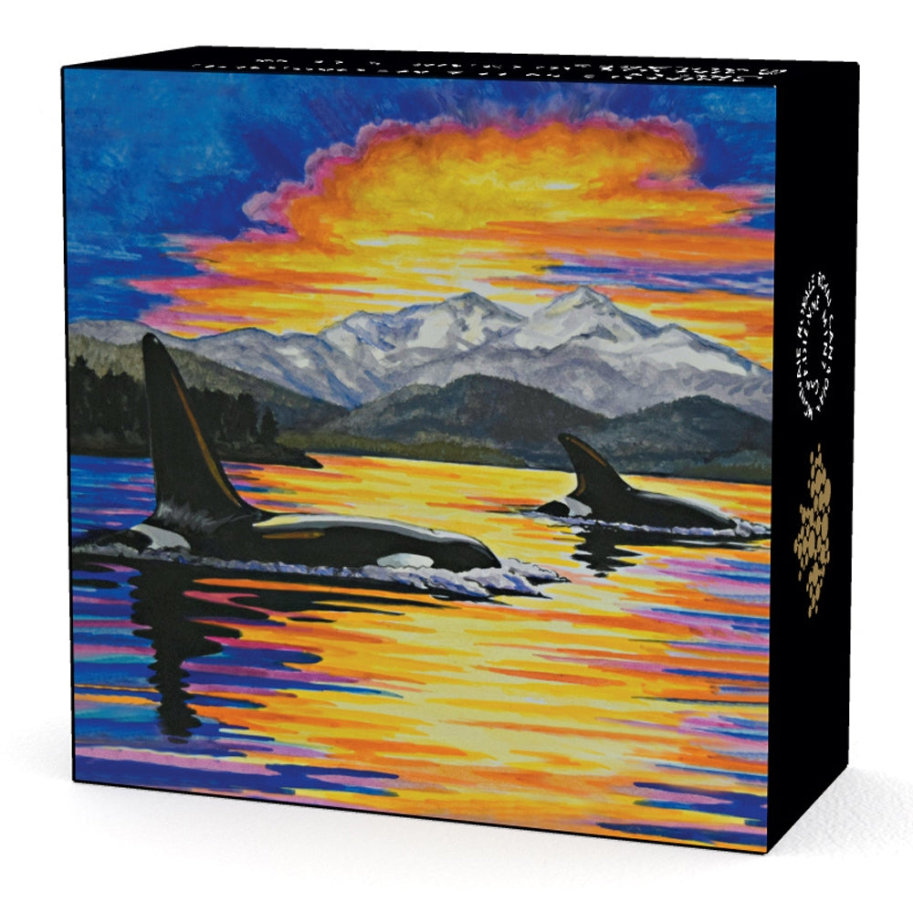 2017 Canada $30 Animals in the Moonlight - Orca Fine Silver (No Tax)