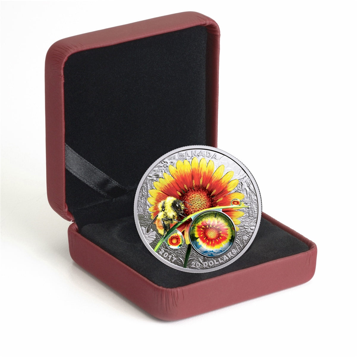 2017 Canada $20 Mother Nature's Magnification - Beauty Under The Sun