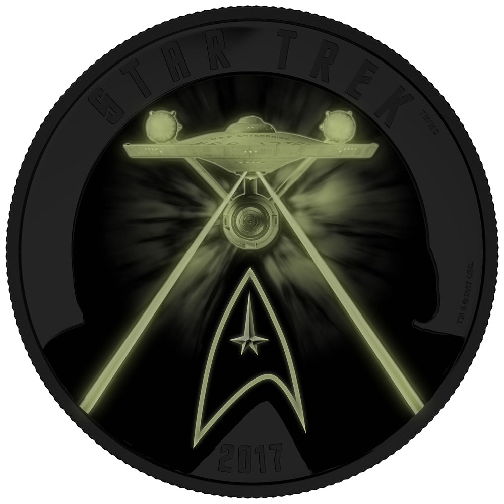 2017 Canada $30 Star Trek - Five Captains Fine Silver (No Tax)