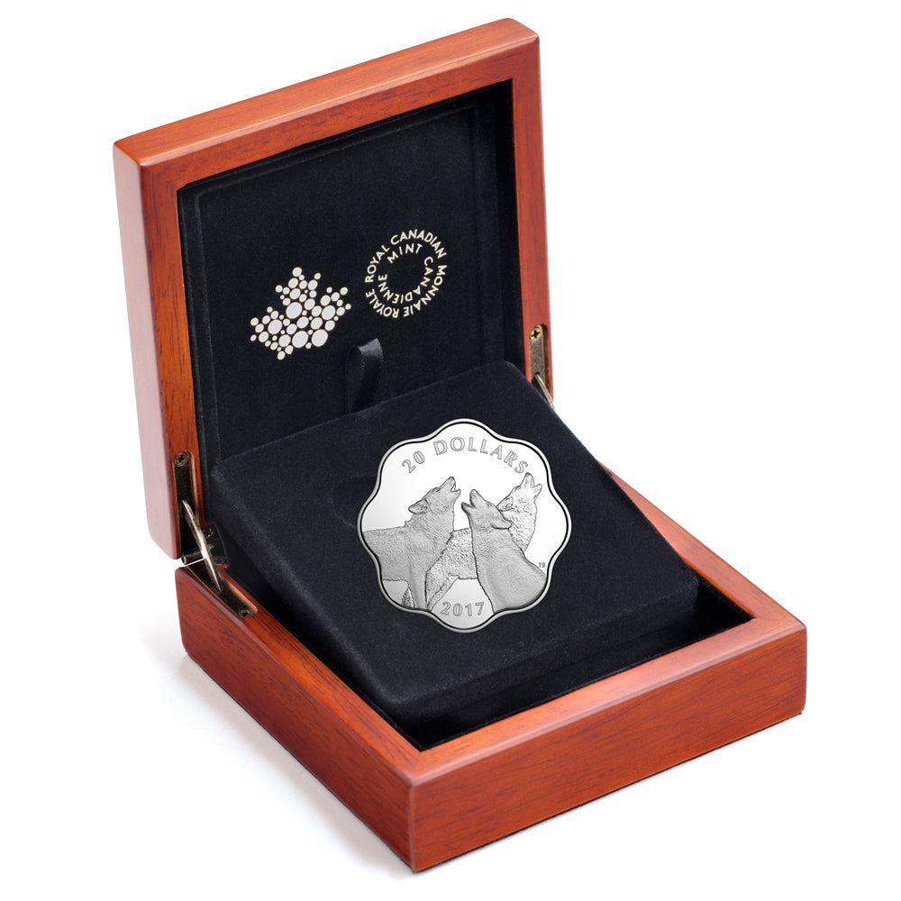 2017 Canada $20 Master of the Land - The Timber Wolf Fine Silver (No Tax)