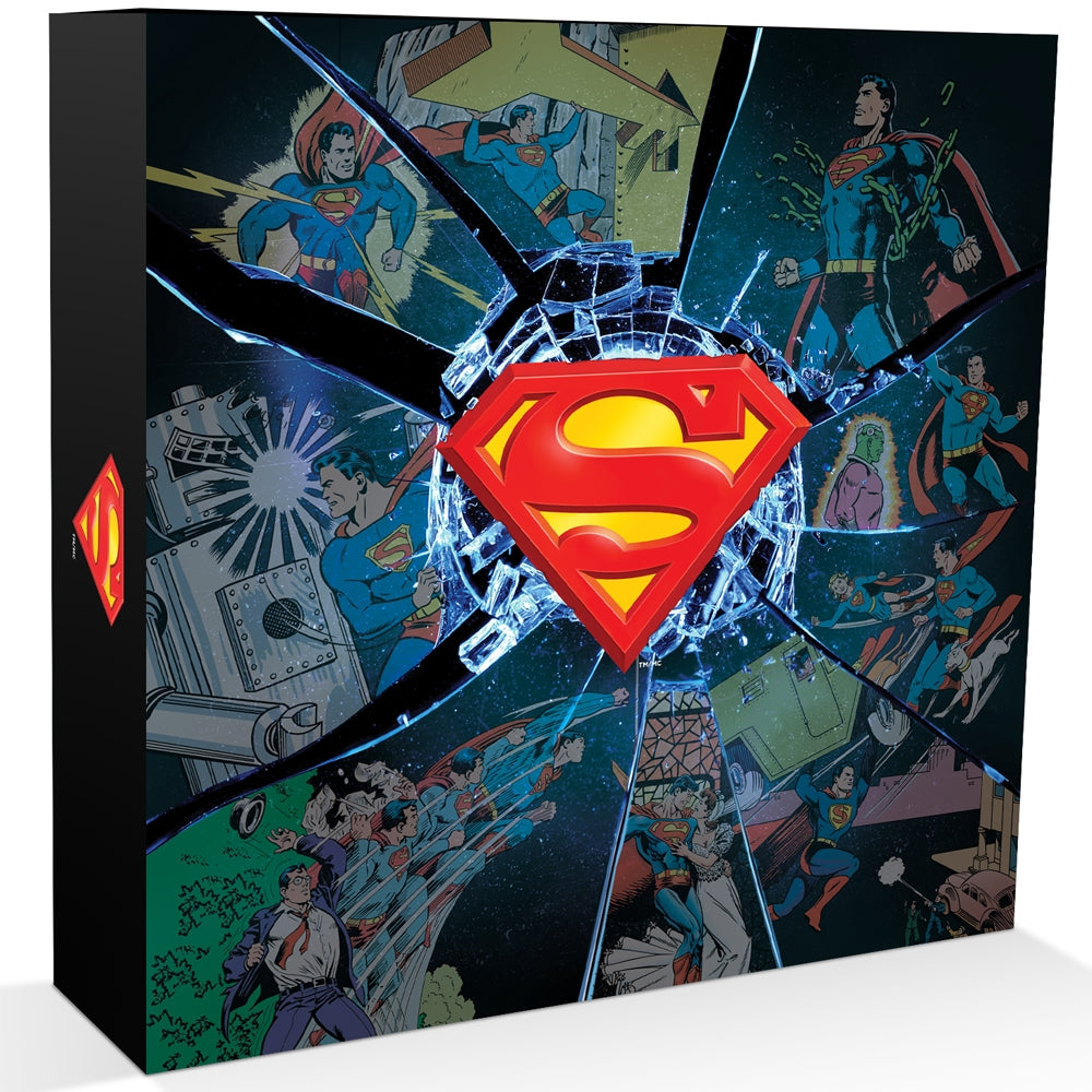 2017 Canada $100 DC Comics Originals - Superman's Shield 10oz Silver (No Tax)