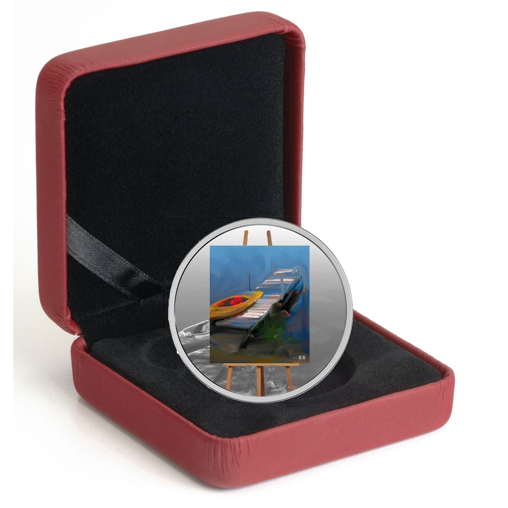 2017 Canada $20 En Plein Air - A Paddle Awaits Fine Silver (No Tax)