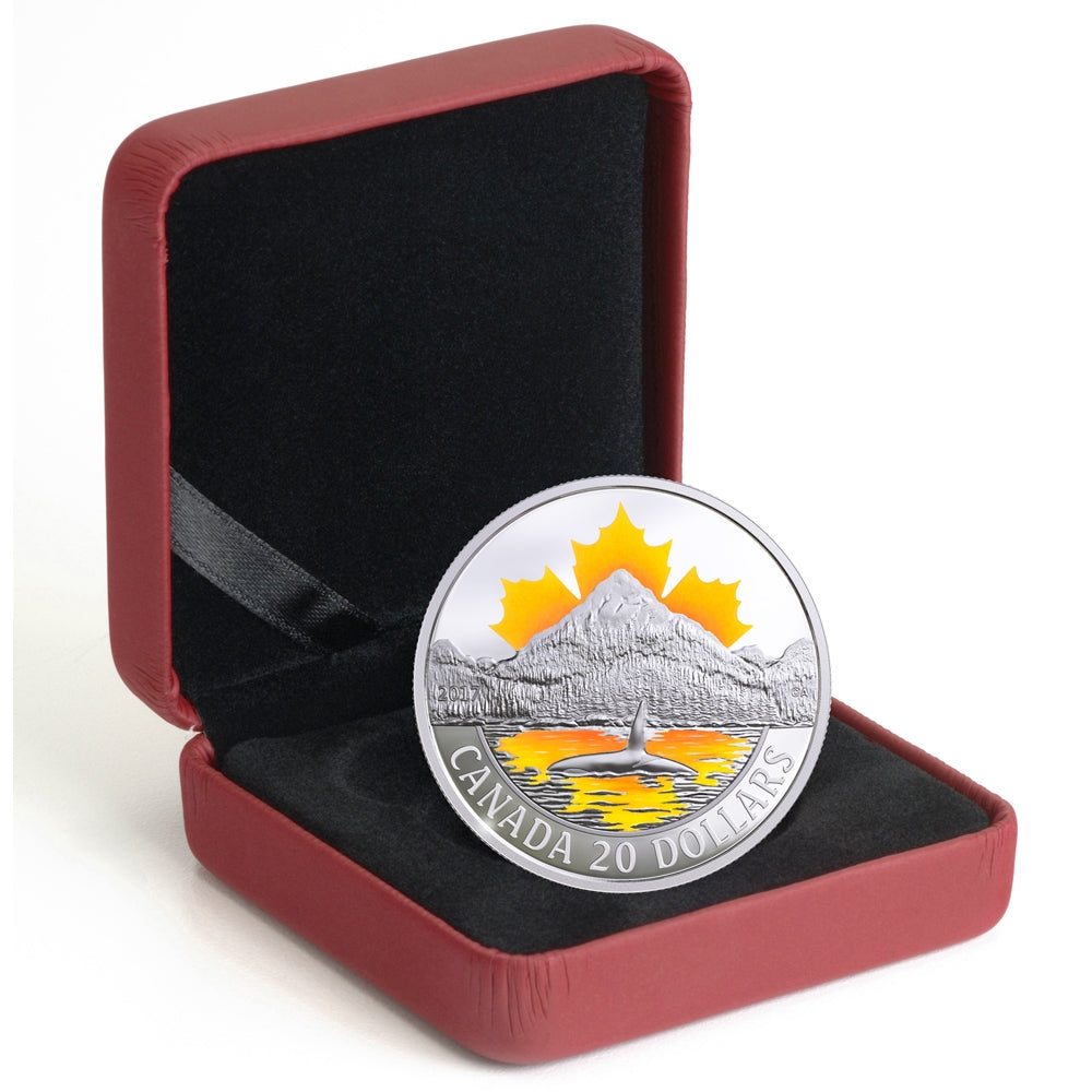 2017 $20 Canada's Coasts - Pacific Coast Fine Silver (No Tax)