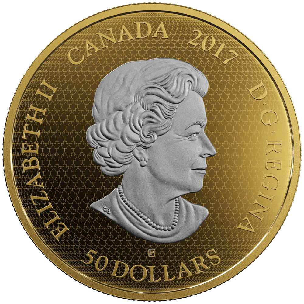 2017 Canada $50 DC Comics Originals - All Star Comics 3oz. Gold Plated Silver (No Tax)