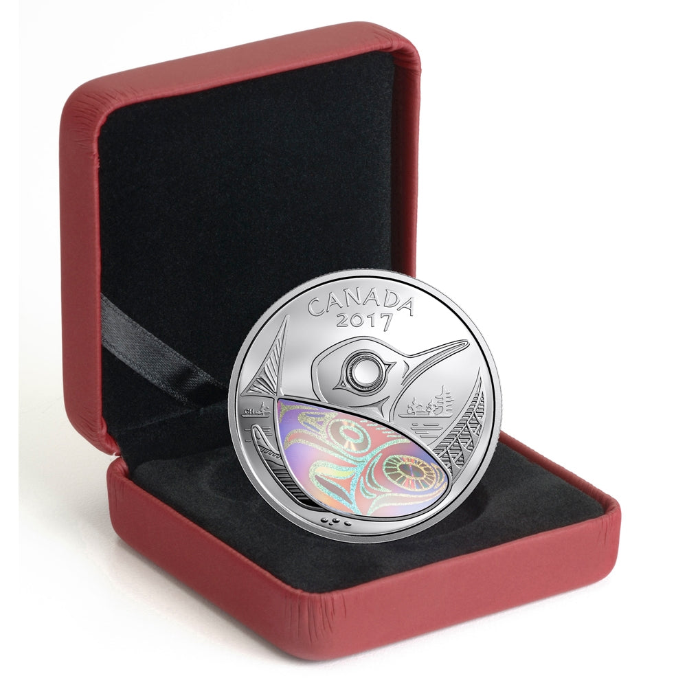 2017 Canada $20 Protecting Our Future Fine Silver Hologram (No Tax)