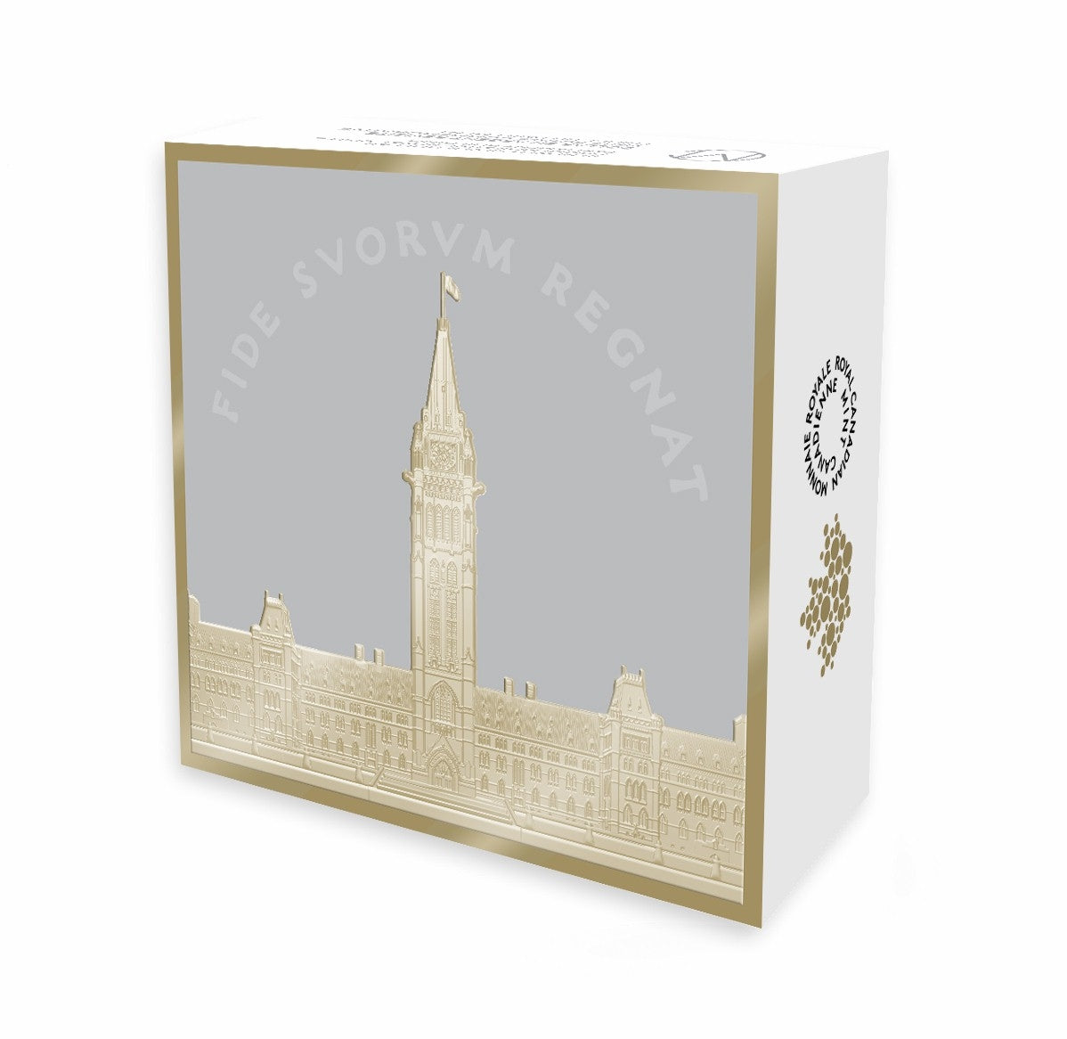 RDC 2017 Canada $1 Royal Visit - Parliament Silver Dollar (No Tax) Scratched Capsule