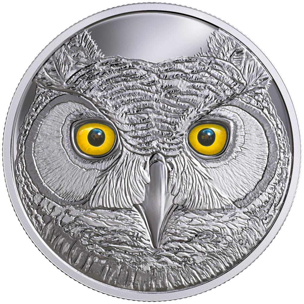 2017 Canada $15 In The Eyes of the Great Horned Owl Fine Silver