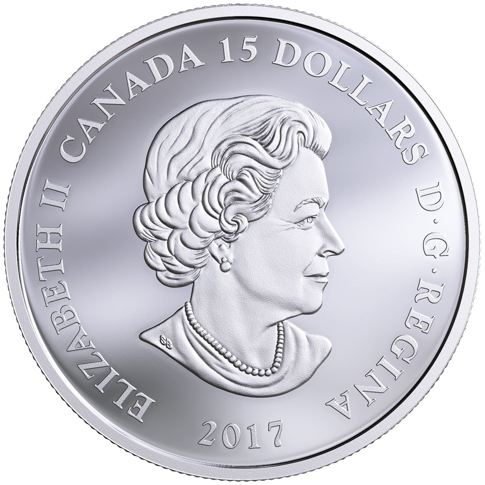 2017 Canada $15 In The Eyes of the Great Horned Owl Fine Silver (No Tax)