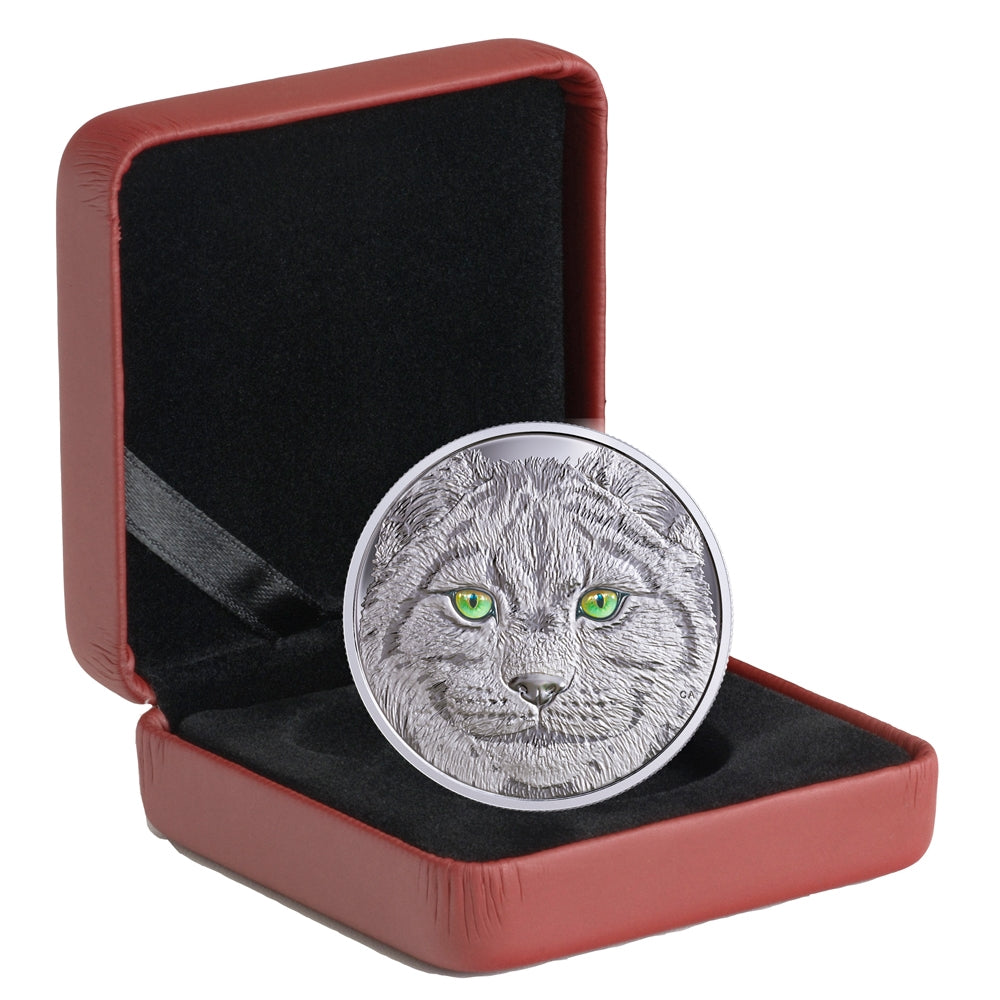 2017 Canada $15 In The Eyes of the Lynx Fine Silver (No Tax)