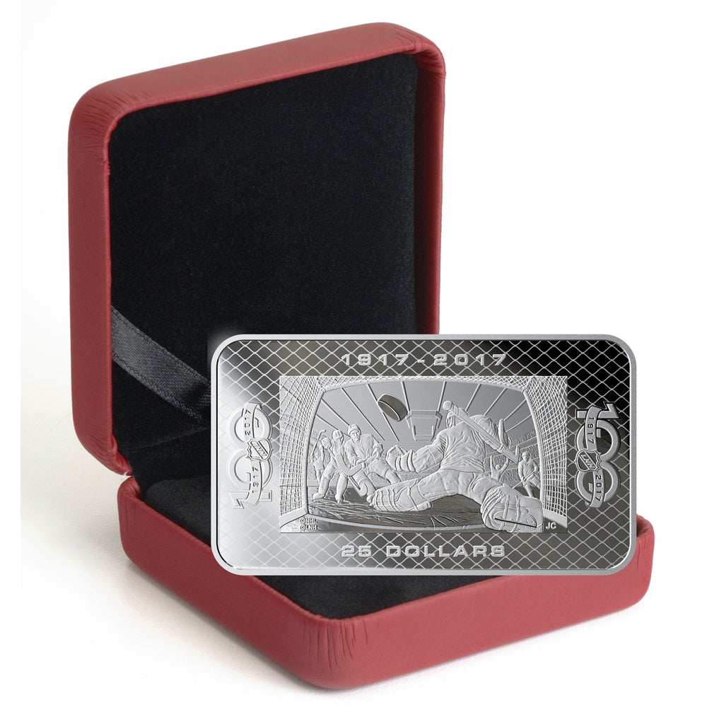 2017 Canada $25 100th Anniversary of the NHL Fine Silver (No Tax)