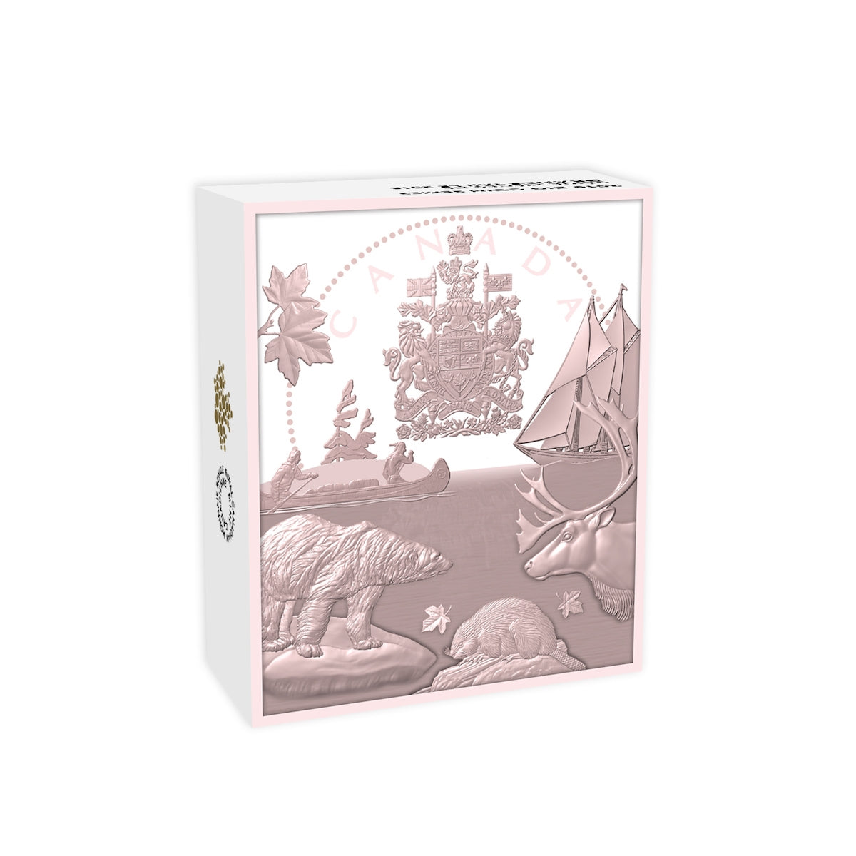 2018 Canada $1 Big Coin Rose-Gold Plated 5oz. Fine Silver (No Tax)