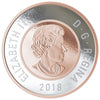 2018 Canada $2 Big Coin Rose-Gold Plated 5oz. Fine Silver (No Tax)