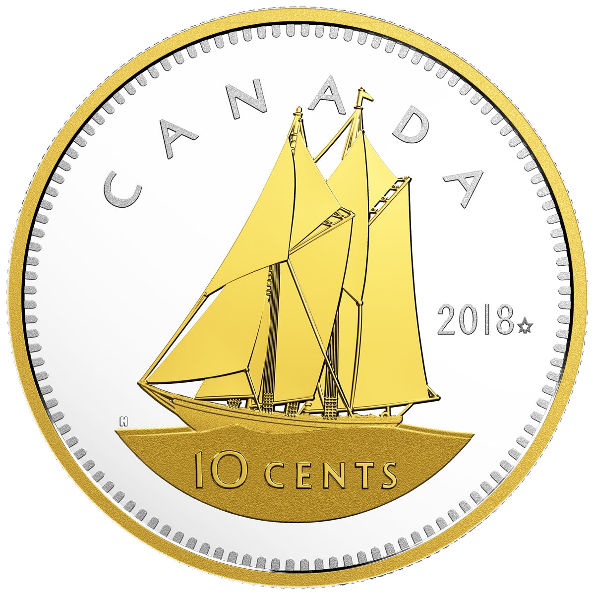 2018 Canada Legacy of the Dime 5-coin Fine Silver Set (TAX Exempt)