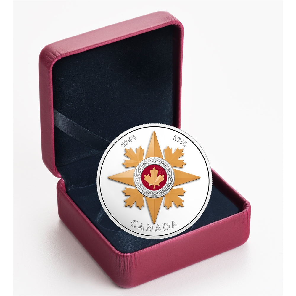 RDC 2018 Canada $20 25th Ann. of the Star of Military Valour (No Tax) light toning