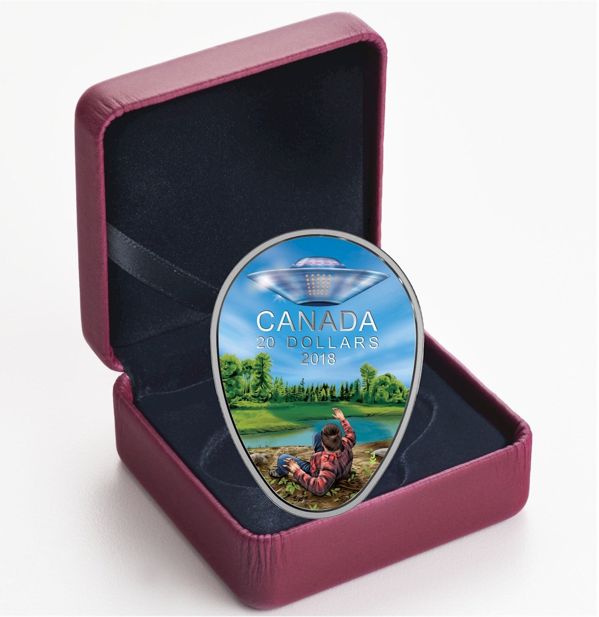 2018 $20 Canada's Unexplained Phenomena - The Falcon Lake Incident Fine Silver (No Tax)