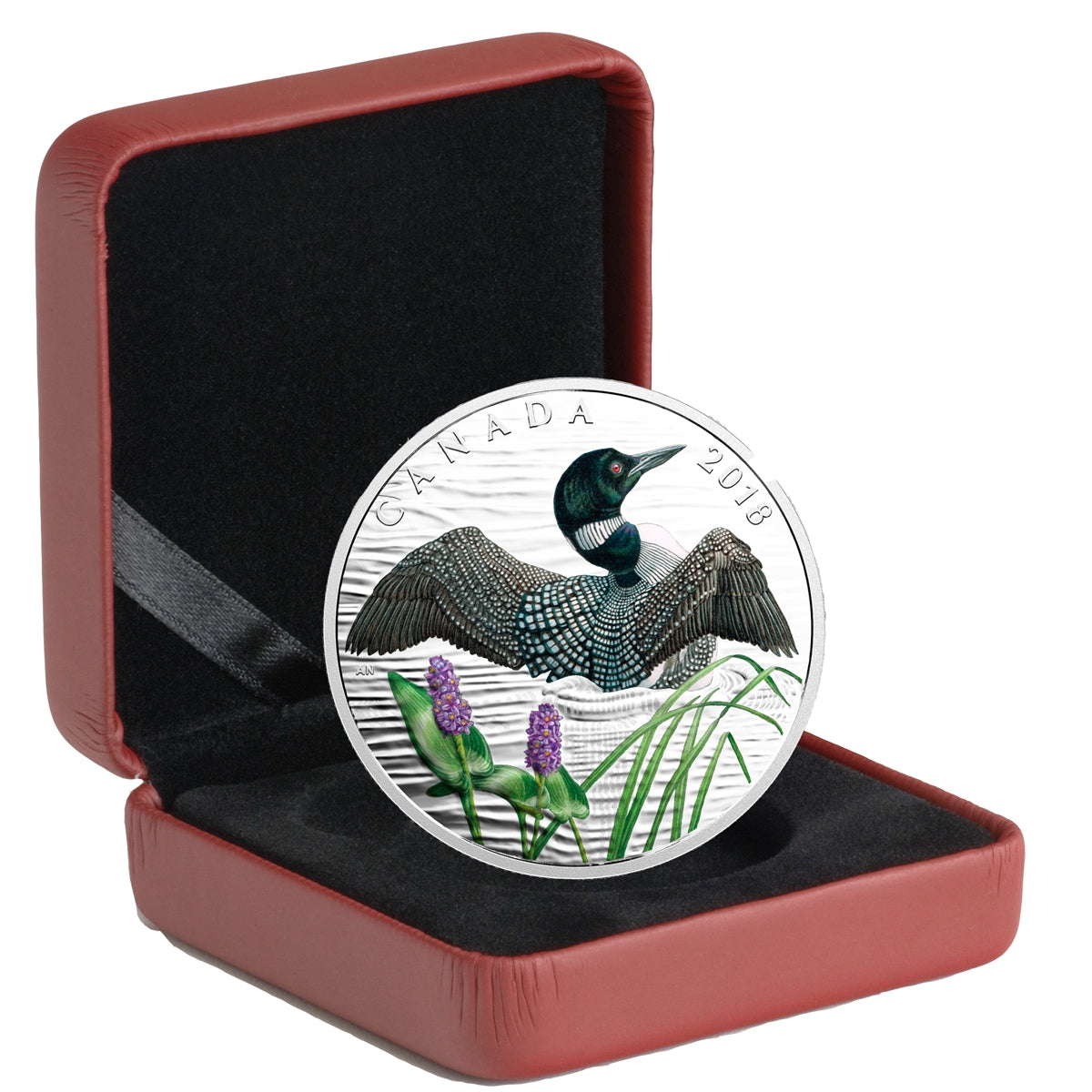 2018 Canada $10 Beauty and Grace - The Common Loon Fine Silver (No Tax)