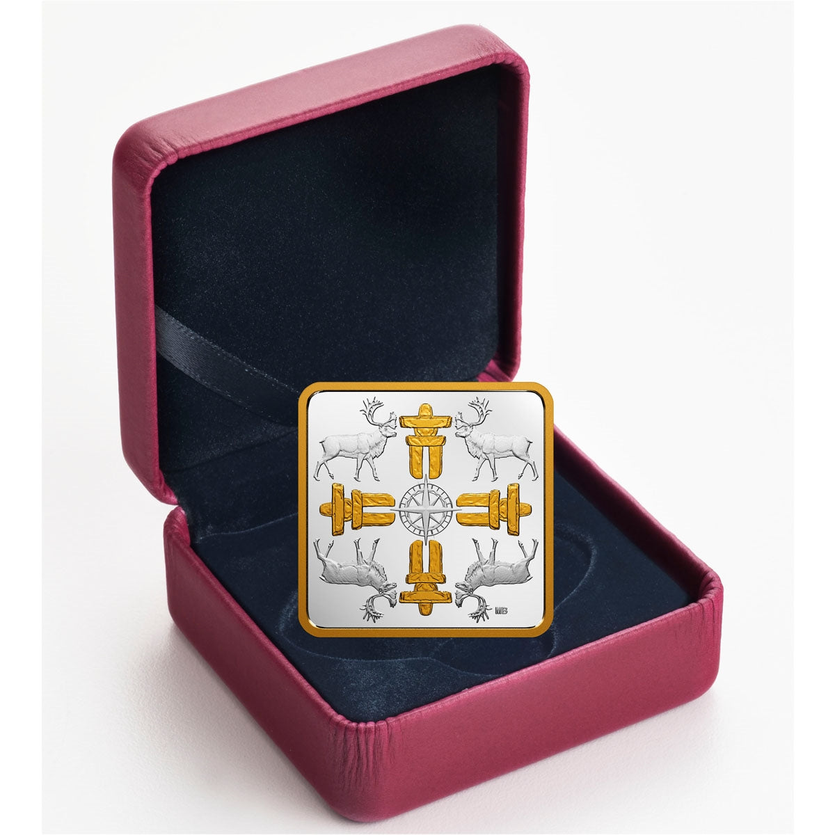 2018 $3 Canadian Coasts - True North Gold Plated Fine Silver (No Tax)