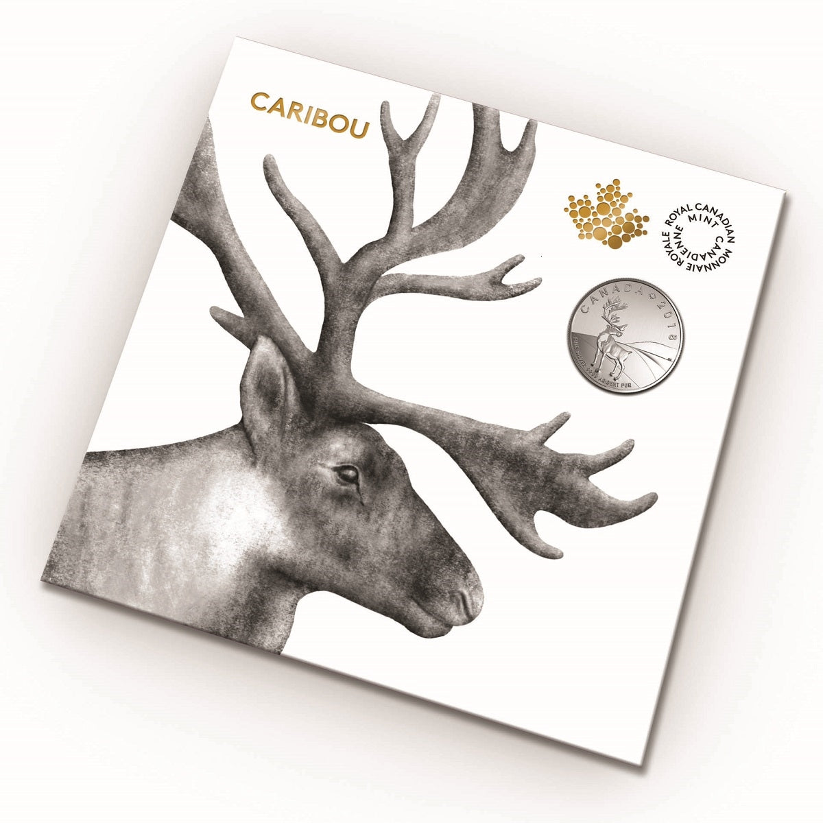 2018 Canada $3 Caribou Fine Silver Coin (TAX Exempt)