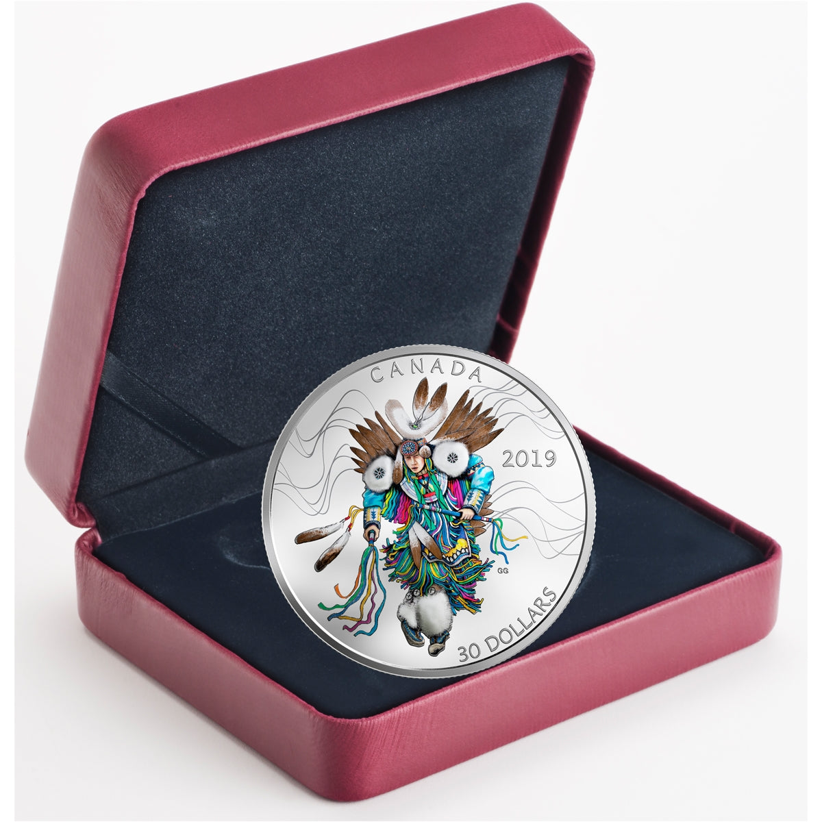 2019 Canada $30 Fancy Dance Fine Silver (No Tax)