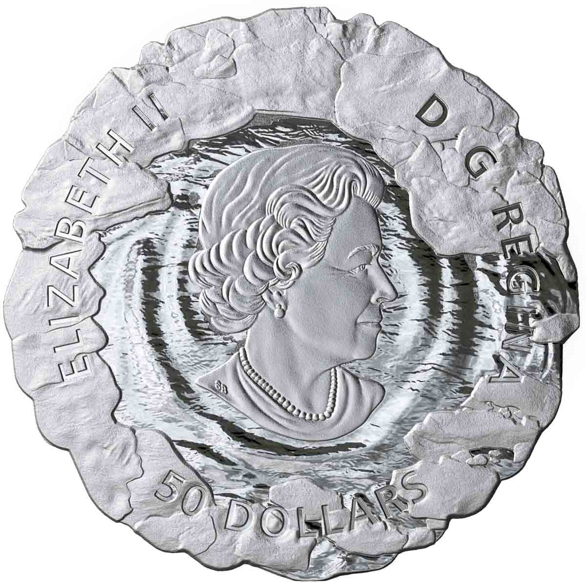 2019 Canada $50 Polar Bears: Mother and Cub Fine Silver (TAX Exempt)