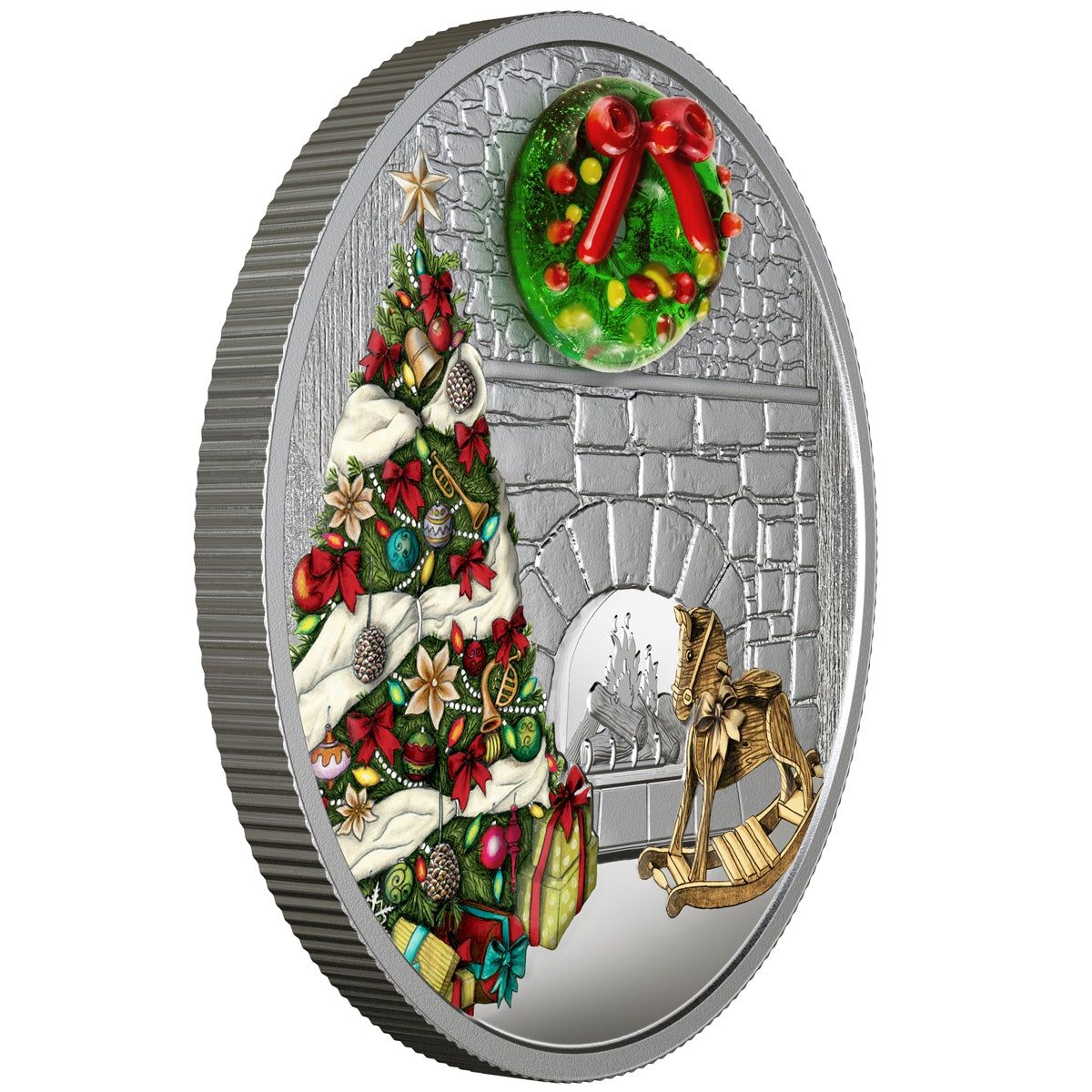 2019 Canada $20 Holiday Wreath Fine Silver Coin