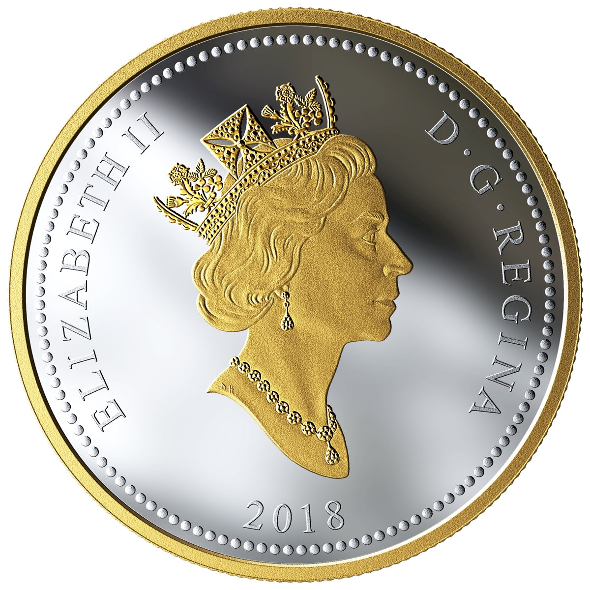 2018 Canada $1 Renewed Silver Dollar: The National War Memorial (Tax Exempt)