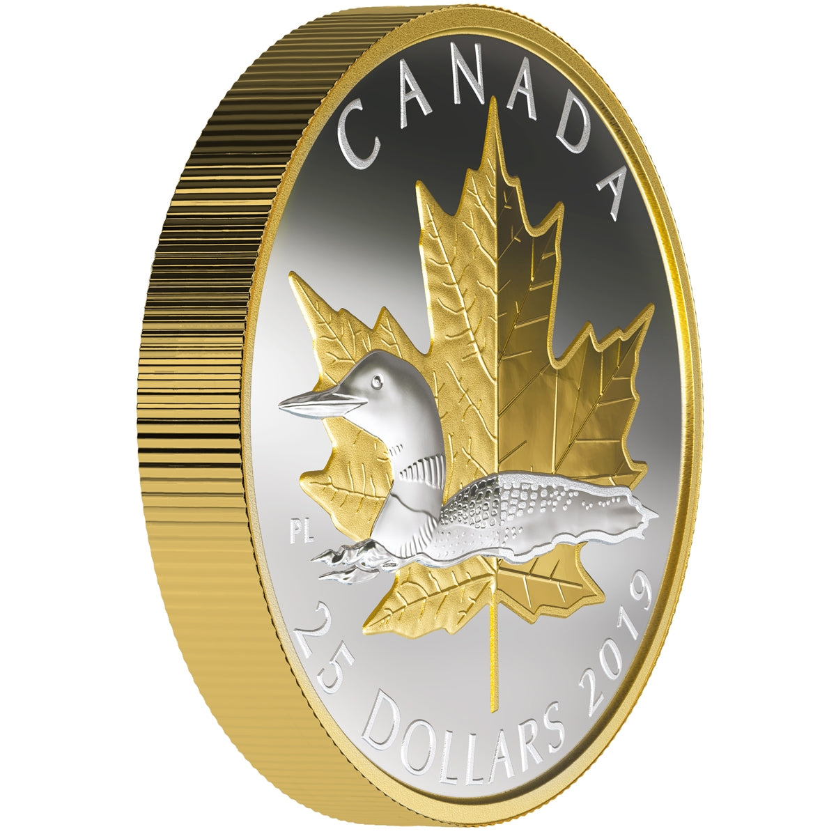 2019 Canada $25 Piedfort Timeless Icons - Loon Fine Silver (No Tax)