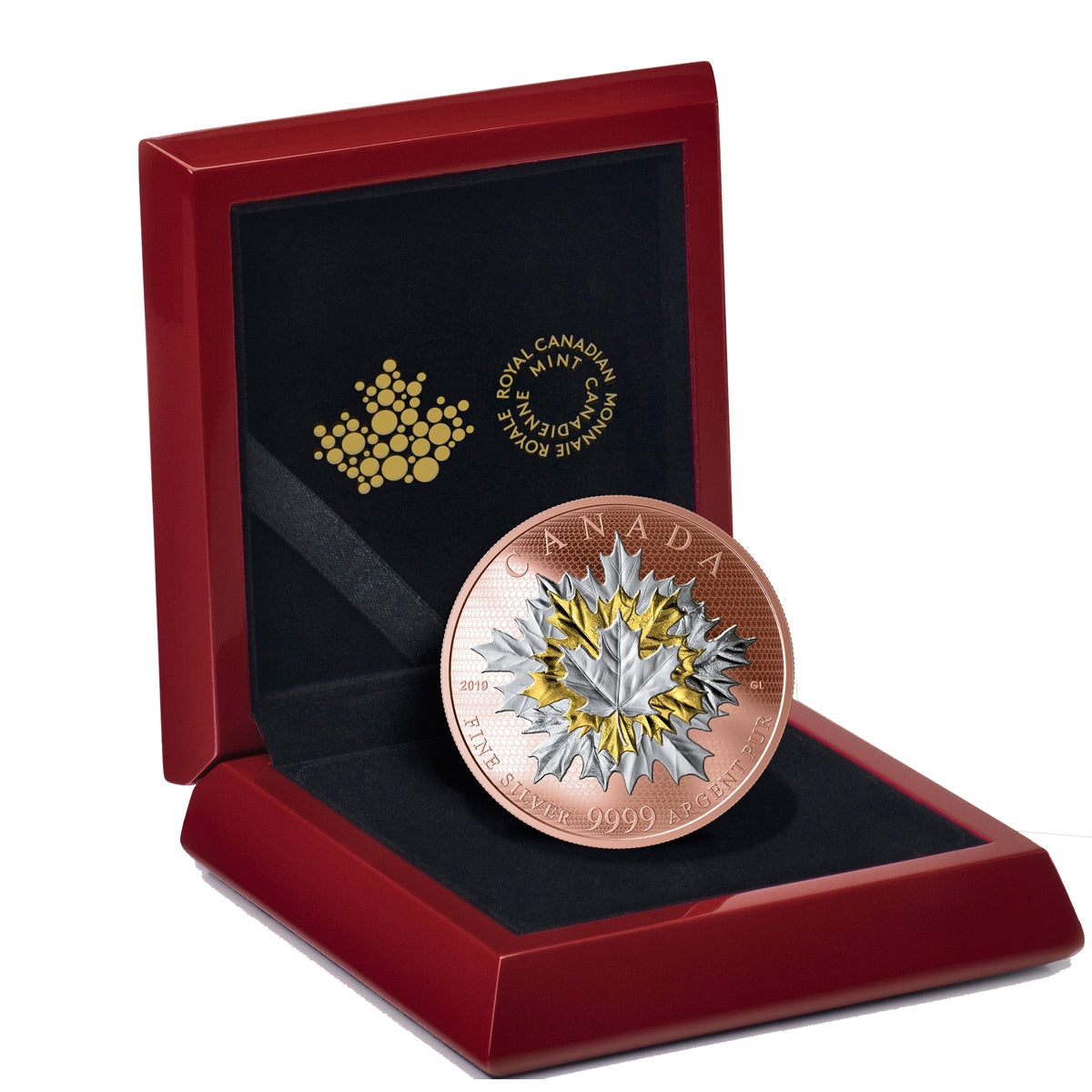 2019 Canada $50 Maple Leaves In Motion Fine Silver (No Tax)